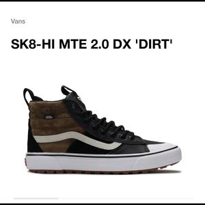Mens Vans Sk8 Hi MTE 2.0 DX Dirt Size 11 New Without tags